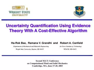 Uncertainty Quantification Using Evidence Theory With A Cost-Effective Algorithm