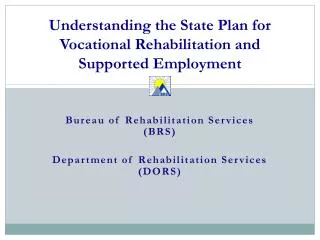 Understanding the State Plan for Vocational Rehabilitation and Supported Employment