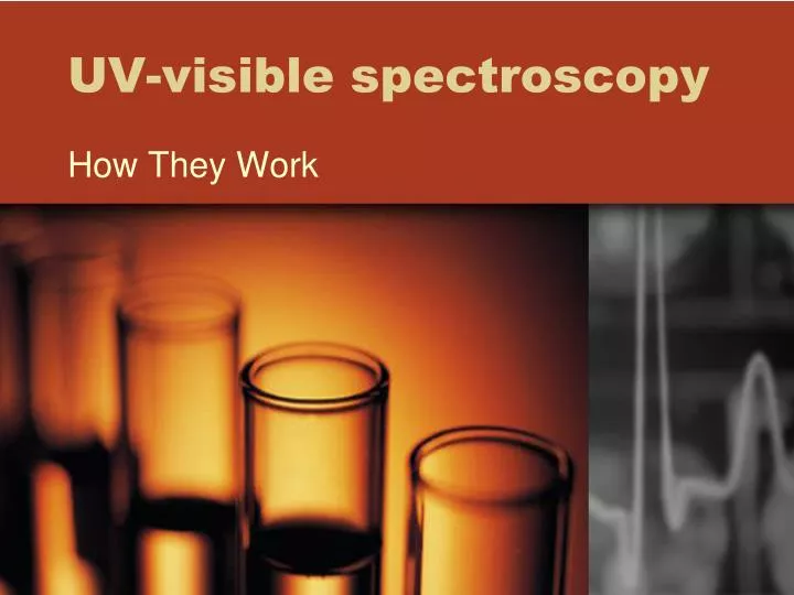 uv visible spectroscopy