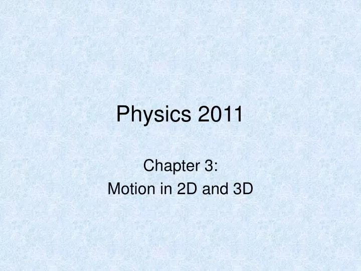physics 2011