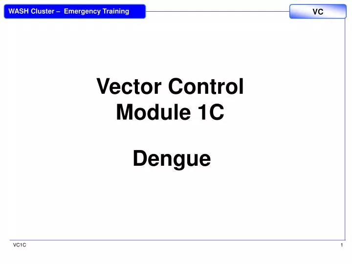 vector control module 1c