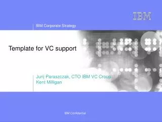 Template for VC support