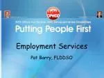 Employment Services - slide 1