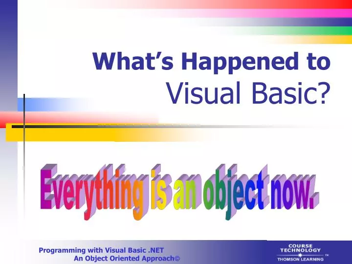 what s happened to visual basic