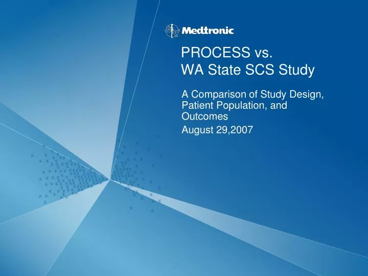 process vs wa state scs study