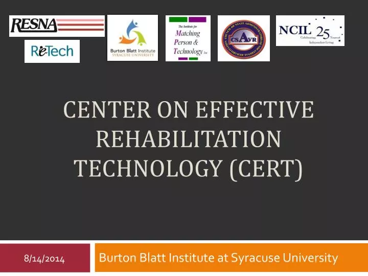 center on effective rehabilitation technology cert