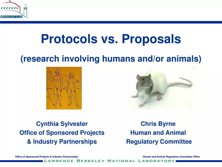 protocols vs proposals research involving humans and or animals