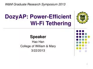 DozyAP: Power-Efficient Wi-Fi Tethering