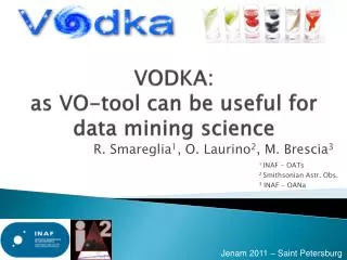 VODKA: as VO-tool can be useful for data mining science