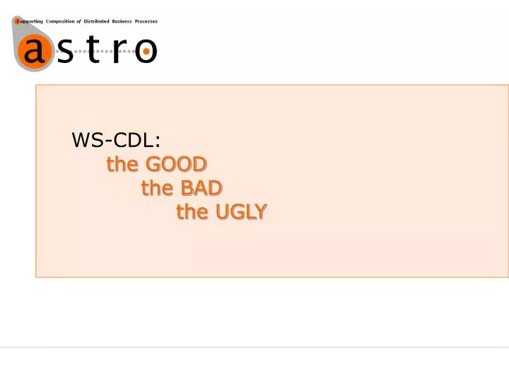 ws cdl the good the bad the ugly