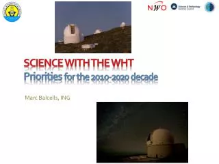 Science with the wht Priorities for the 2010-2020 decade