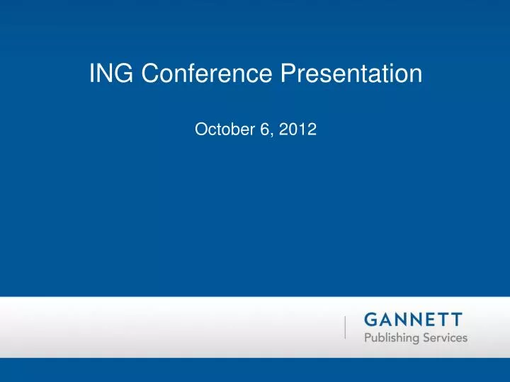 ing conference presentation october 6 2012