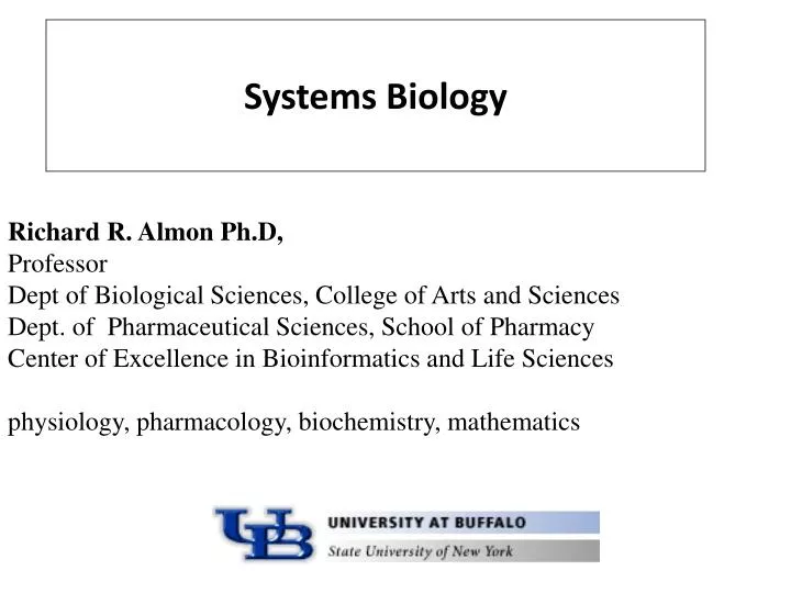 systems biology