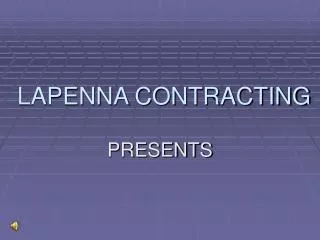 LAPENNA CONTRACTING
