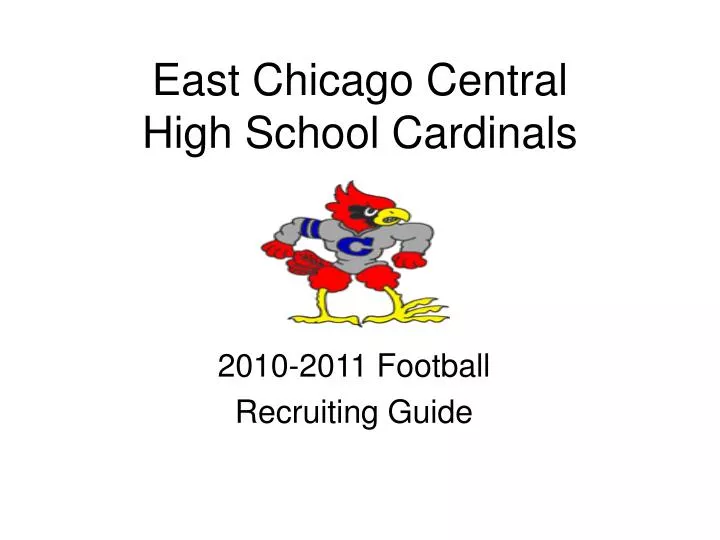 east chicago central high school cardinals