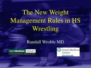 The New Weight Management Rules in HS Wrestling