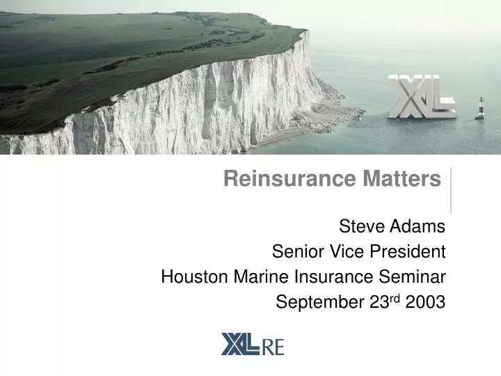 reinsurance matters