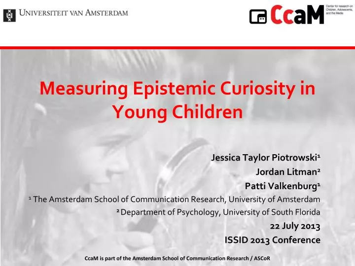 measuring epistemic curiosity in young children