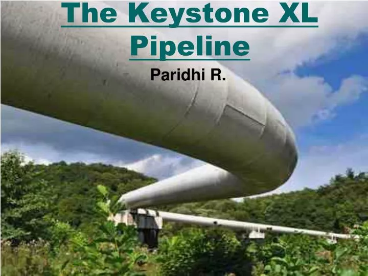 the keystone xl pipeline