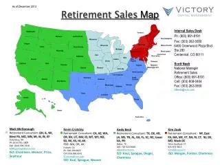 Retirement Sales Map