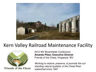 Kern Valley Railroad Maintenance Facility