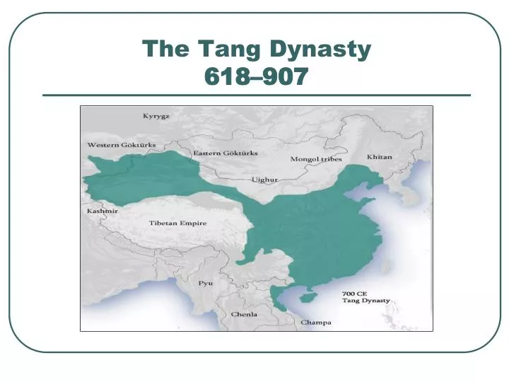 the tang dynasty 618 907