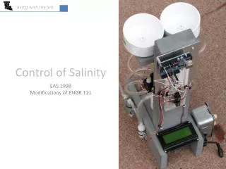 Control of Salinity