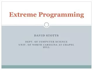 extreme programming