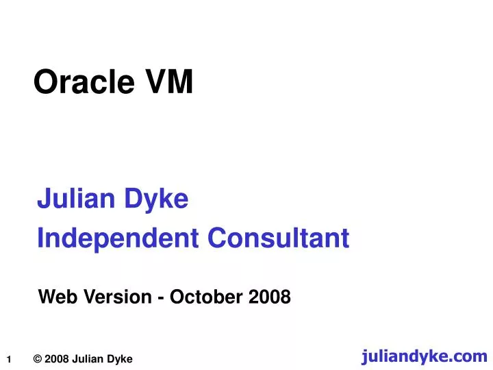 oracle vm