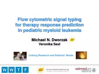 Flow cytometric signal typing for therapy response prediction in pediatric myeloid leukemia