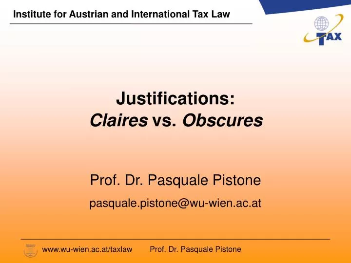 justifications claires vs obscures