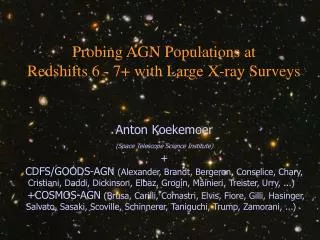 Probing AGN Populations at Redshifts 6 - 7+ with Large X-ray Surveys