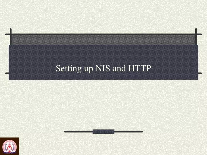 setting up nis and http