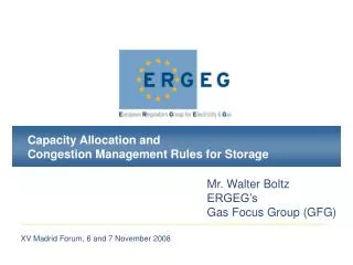 Capacity Allocation and Congestion Management Rules for Storage