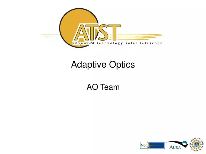 adaptive optics