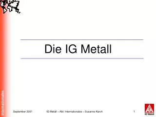 die ig metall