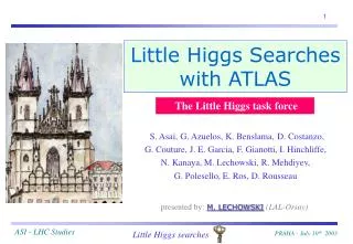 Little Higgs Searches with ATLAS