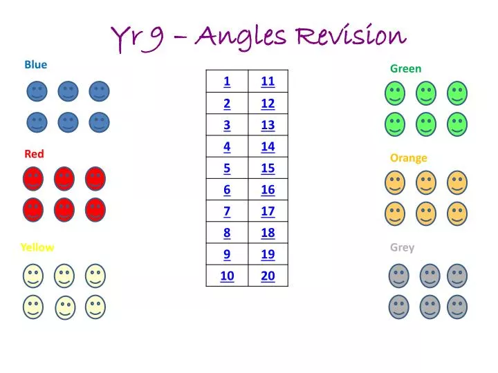 yr 9 angles revision