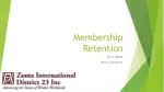 Membership Retention - slide 1