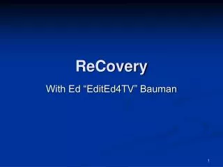 ReCovery