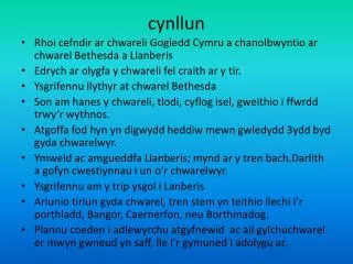 cynllun