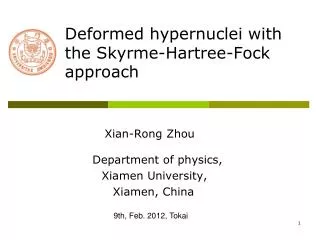 Deformed hypernuclei with the Skyrme-Hartree-Fock approach