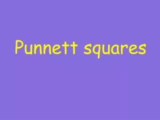 Punnett squares