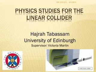 Physics studies FOR the Linear Collider