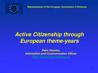 active citizenship through european theme years