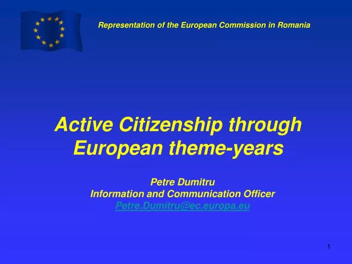 active citizenship through european theme years