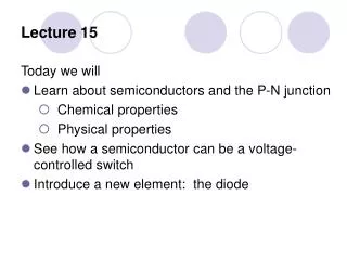lecture 15