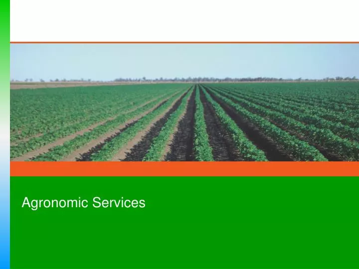 agronomic services
