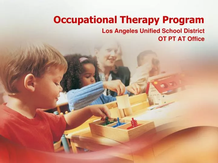 occupational therapy program