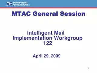 MTAC General Session